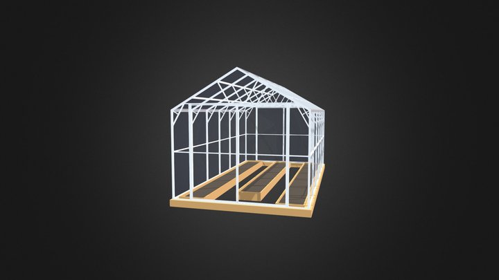Теплица БАСТИОН 3D Model