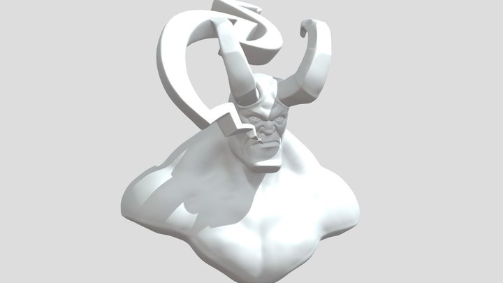 HellBoy 001 - W.I.P 3D Model