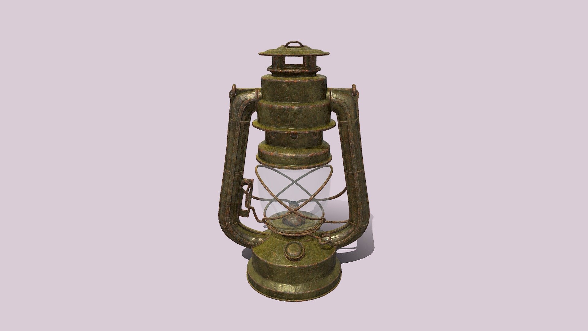 Old rusty lantern project