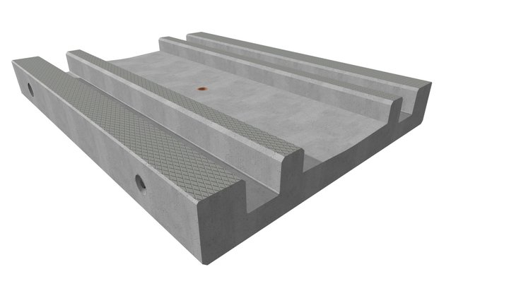 TINES® TRAM LC-L EKO SLAB 3D Model