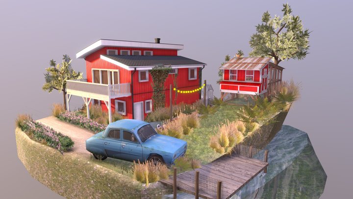 Small farm 3D Model