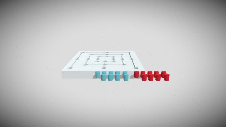 Juego de Molino 3D Model