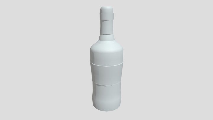 Wine Bottle-Draft1 3D Model