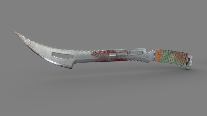 Zombie knifes 3D Model