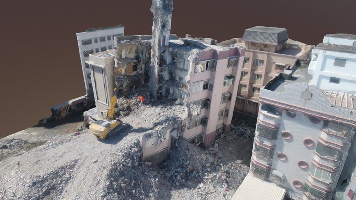20180218 11:00吾居吾宿3D模型-拆除中 3D Model