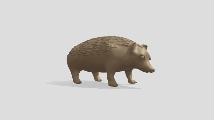 Hedgehog 3D Model
