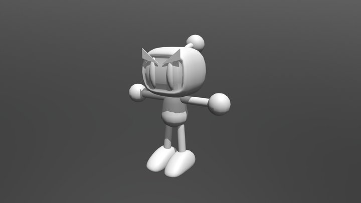 Bomber Man 3D Model