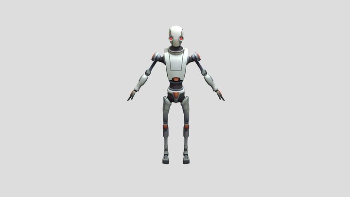 Robot Kyle 3D Model