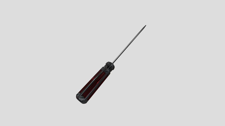 Korea daiso Screw driver edition 3D Model