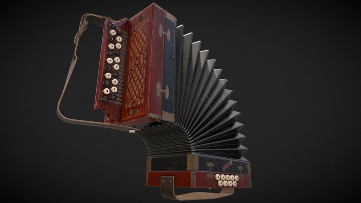 Accordion 3D Model