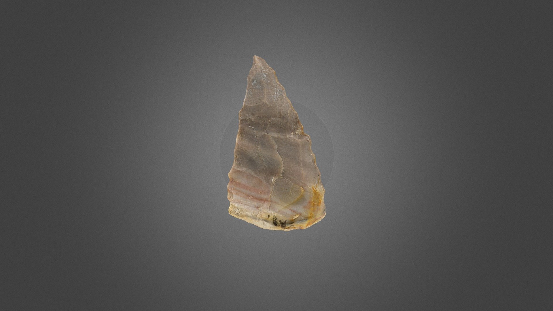 Test Lithic 20200614 Focus-Stacked and Scaled — Sketchfab embed 3D viewer