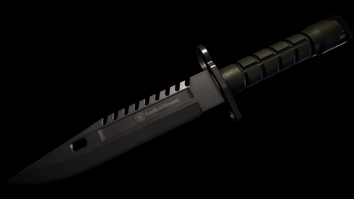 M9 Bayonet 3D Model