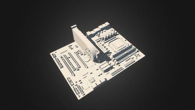 Motherboard 3D Model