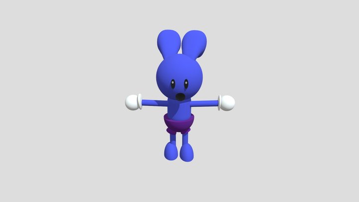 Riggy character pack 3D Model