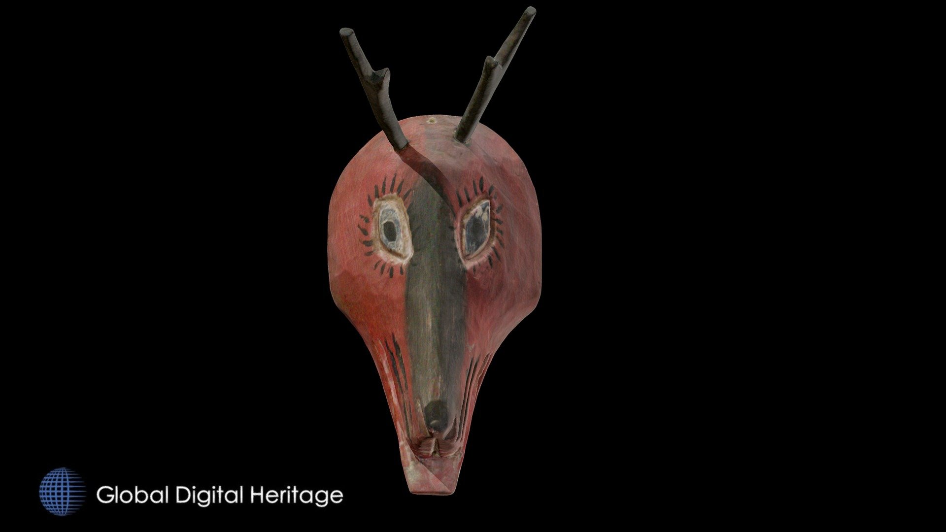 Guatemalan Deer Folk Art Mask