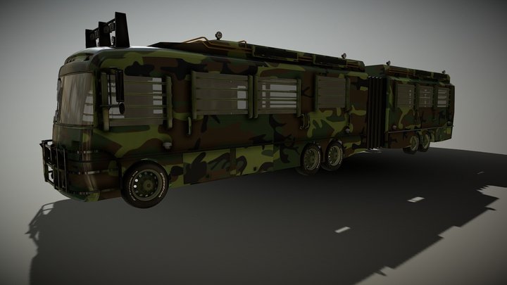 Jurassic Park II Fleetwood RV Prototype 3D Model