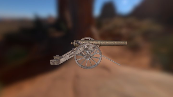 Cannon Model 3D Model