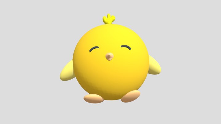 Cute Duck 3D Model