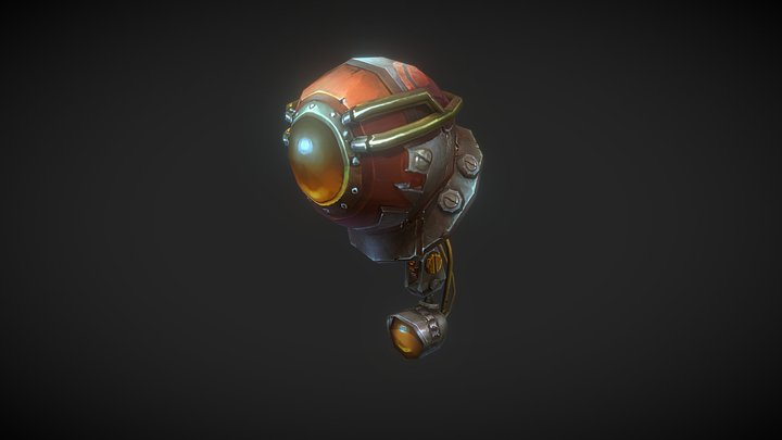 Surveillance Drone II 3D Model