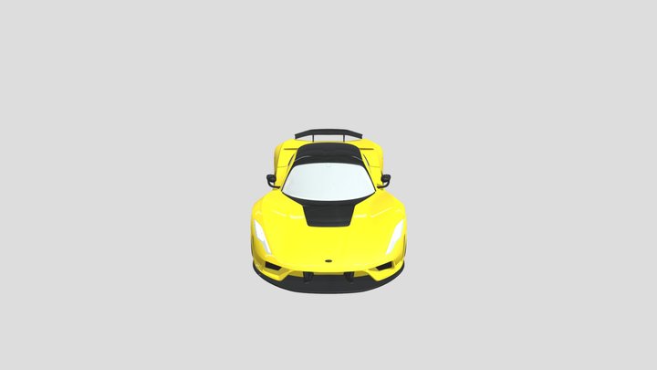 2021 Hennessey Venom F5 concept 3D Model