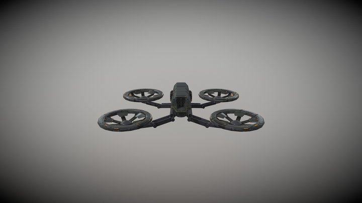 Saber drone 3D Model