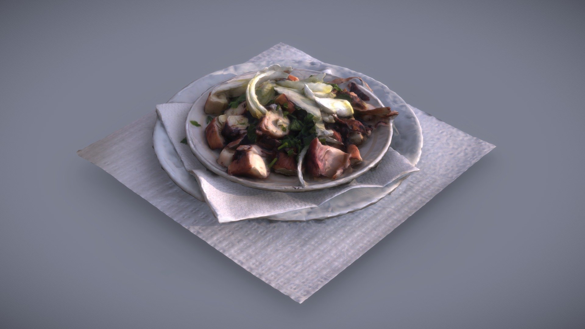 octopus salad (Food scan)