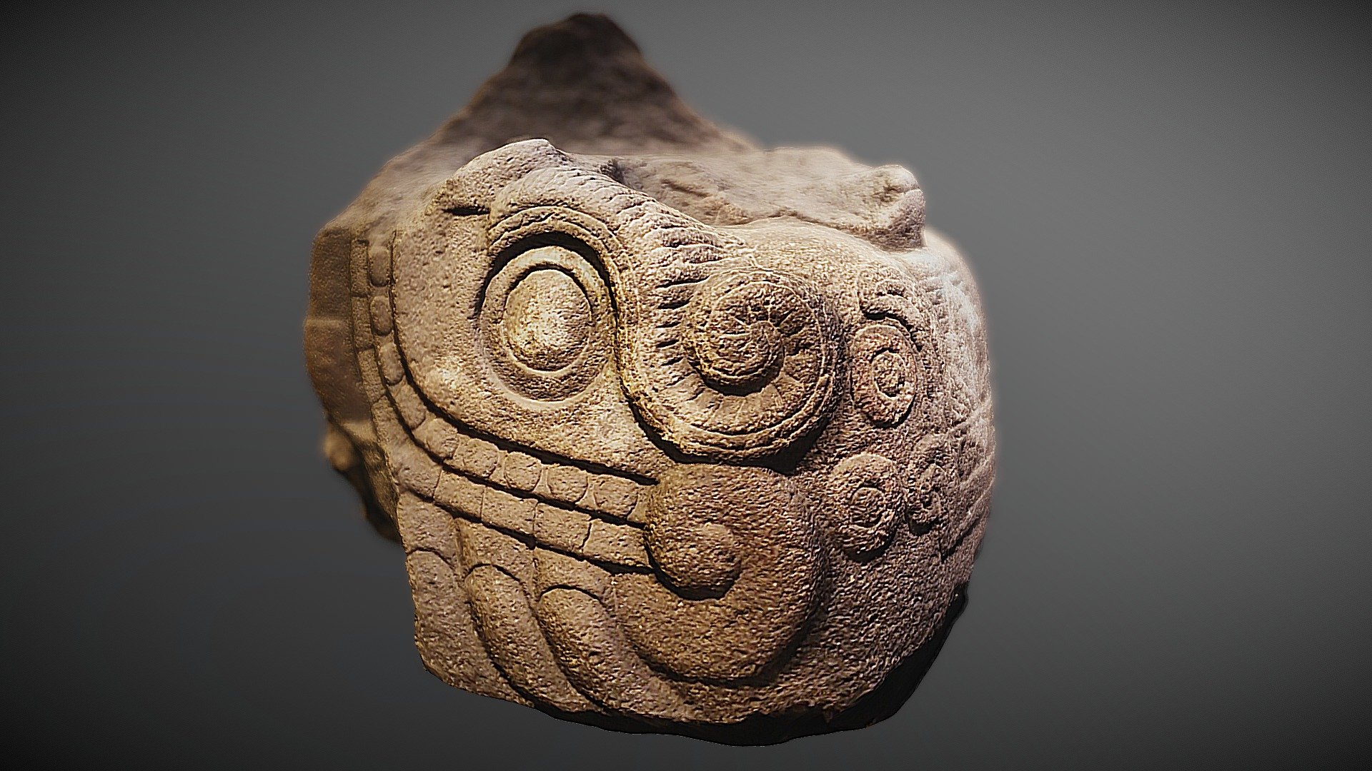 Monumental Xiuhcoatl Stone