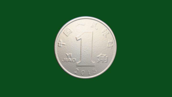 Coin Chinese 1 Jiao – Modello 3D gratuito STL