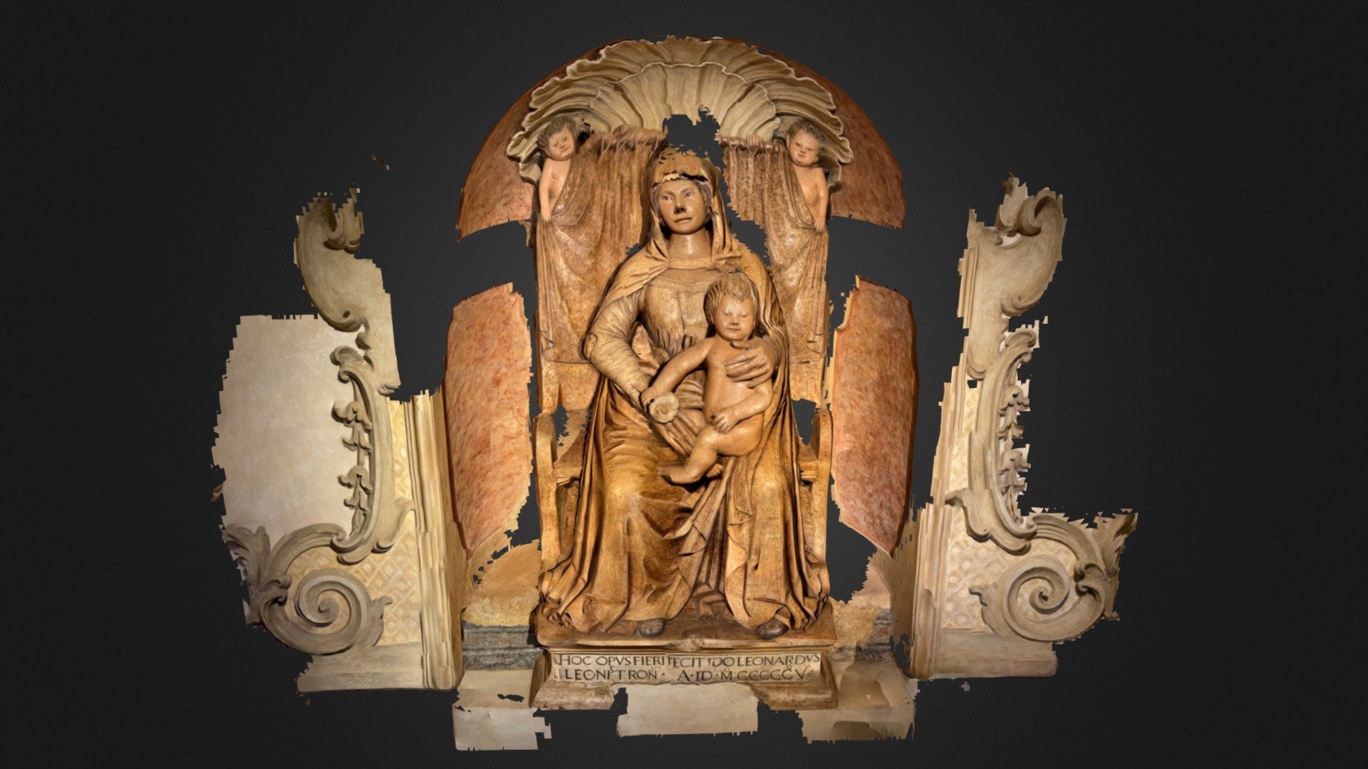 Dettaglio scultura - Sancta Maria De Nucibus