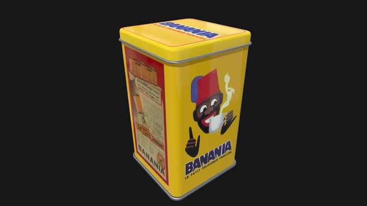 Banania, boite en tole