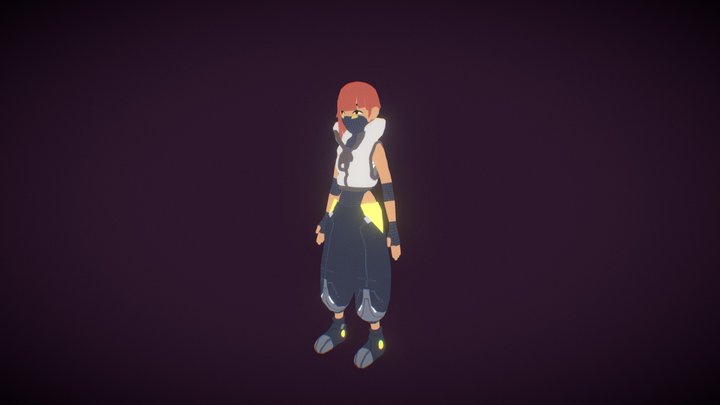 ANGRi: Player Character 3D Model