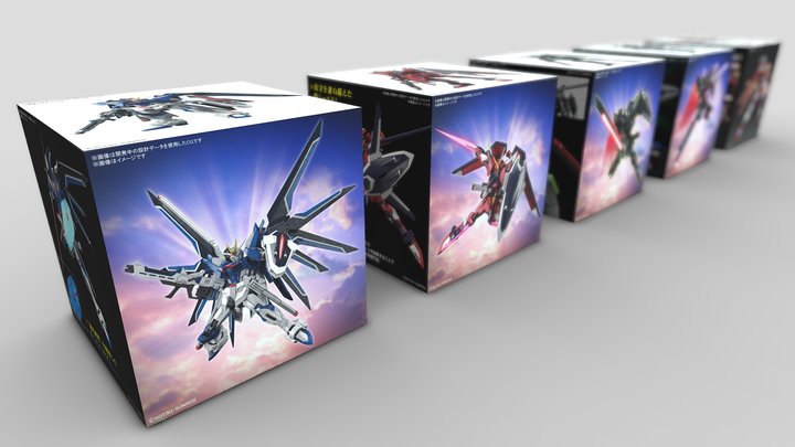 Gundam Box Collection 3D Model