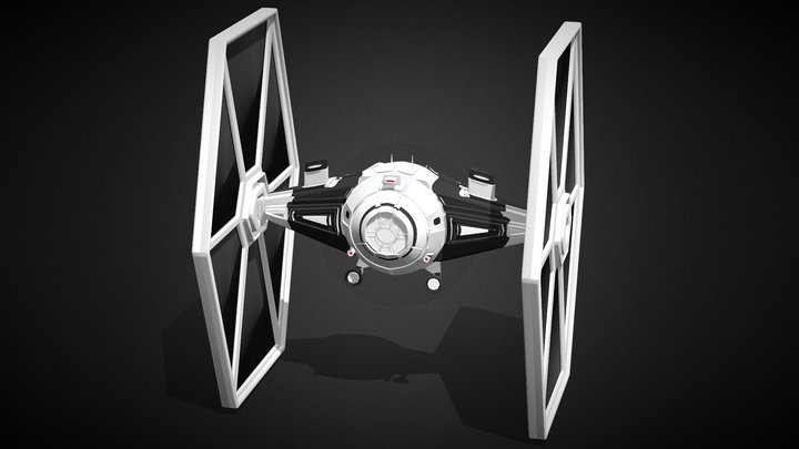 Tiefighter-starwars-spaceship 3D models - Sketchfab