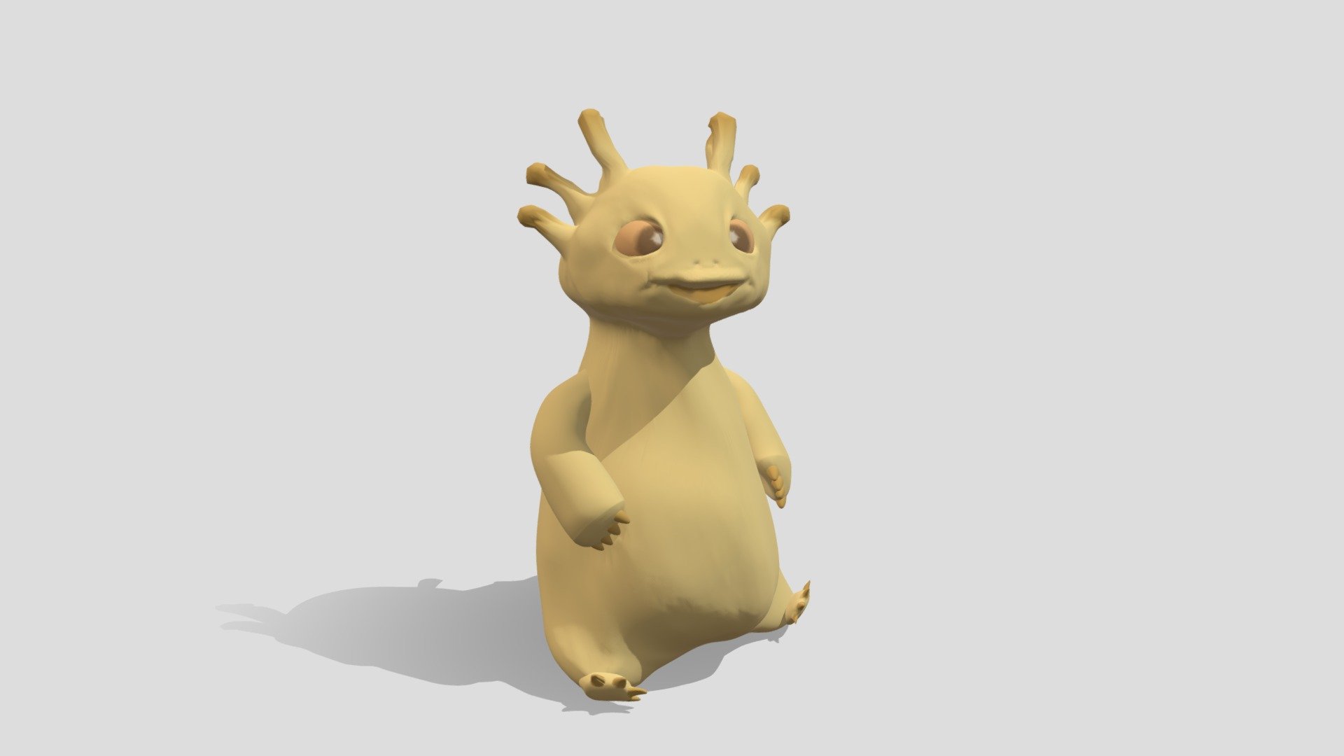 Albino Axolotl-6