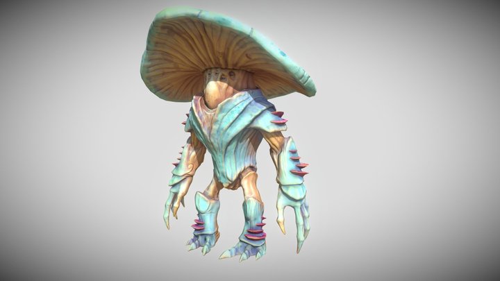 Mushroom Man 3D Model