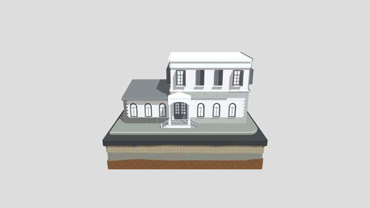 Old Istanbul City Building 004 3D Model
