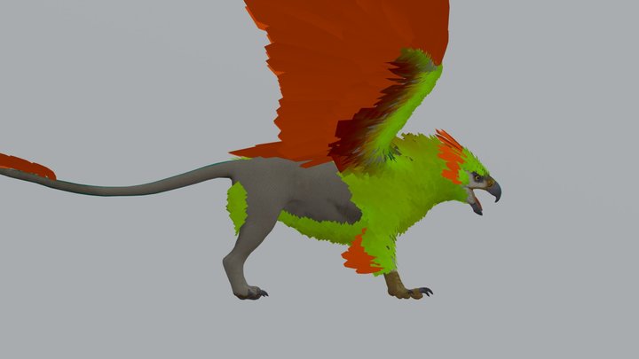 PC Computer - Ark Survival Evolved - Griffin 3D Model