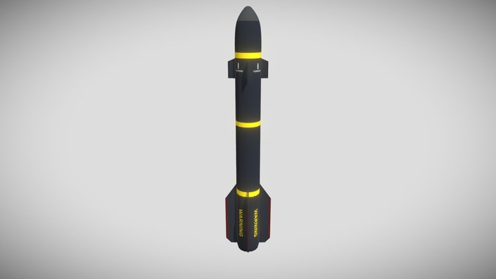 Hellfire Missile 3D Model