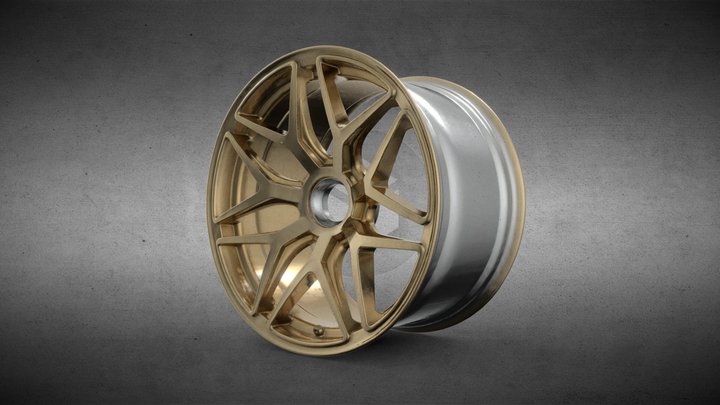 Free Forged line wheels porsche 992 gt3 rs 3D Model