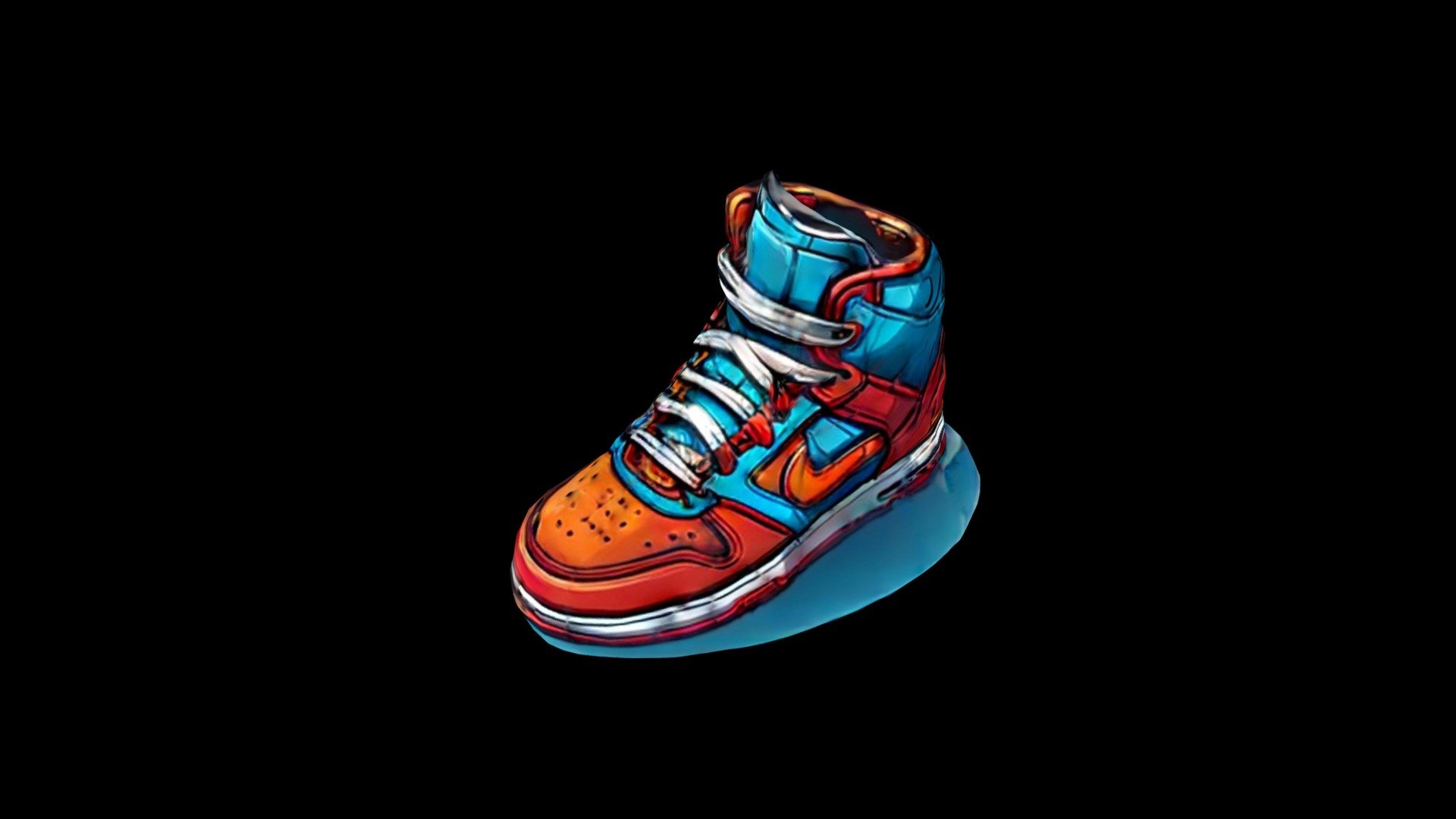 nike custom cartoon