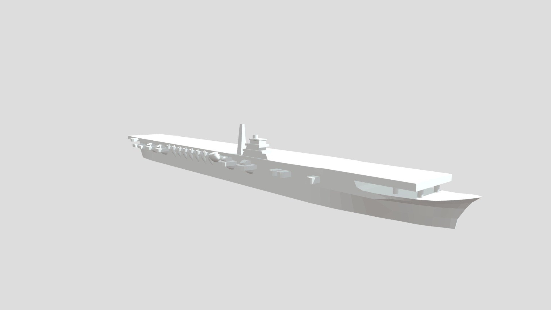IJN Shoukaku - Model for 1/4000 printing