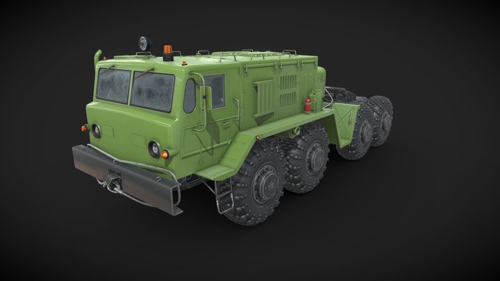 Мaz-537 3D Model