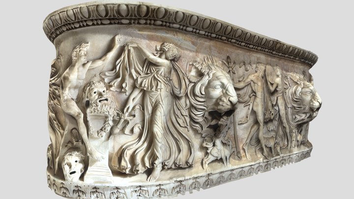 Sarcophagus - Vatican Museums 3D Model