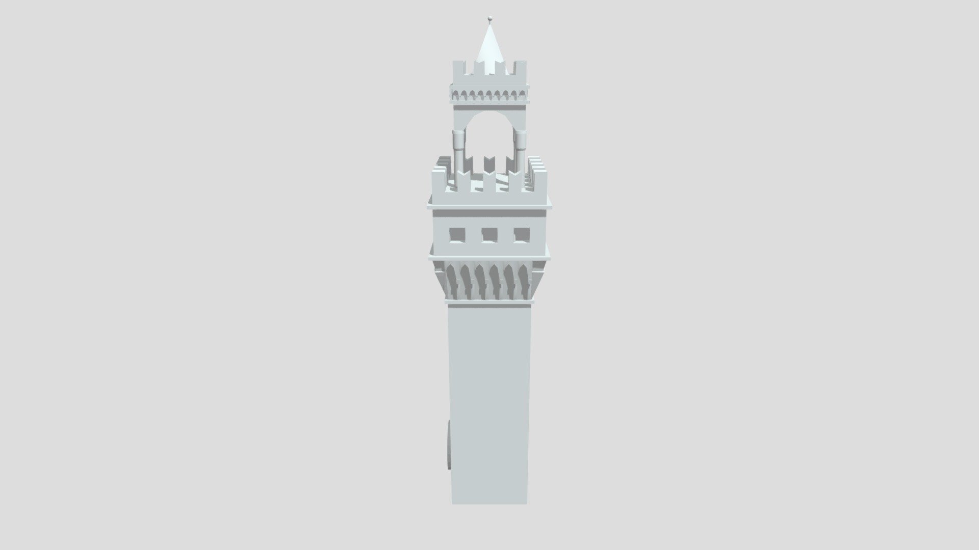 Toren UV Unwrap Voor Sketchfab Deadline 1