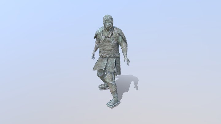 Benkei, Idle Stance 3D Model