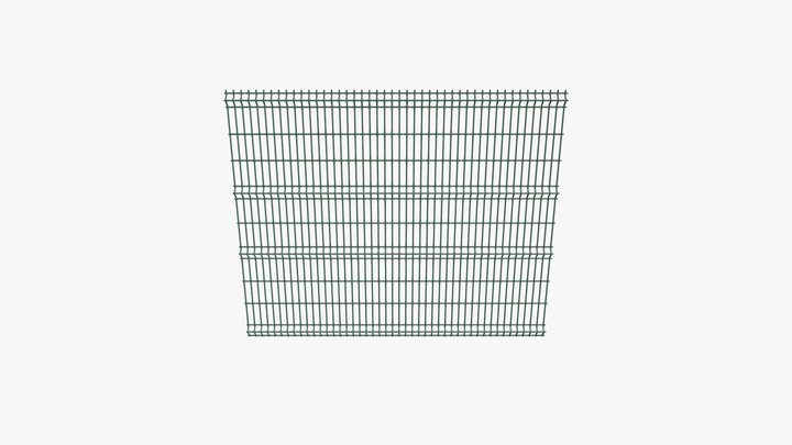 3D панель, 2.03х2.5 м для 3D забора 3D Model