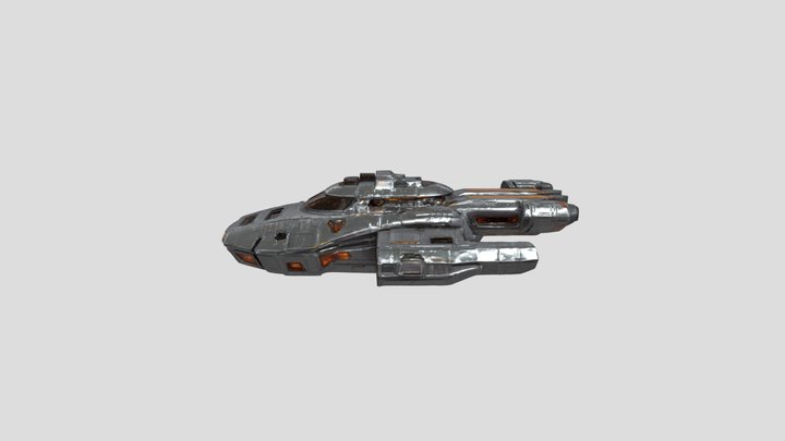 Star Cruiser Apex 3D Model