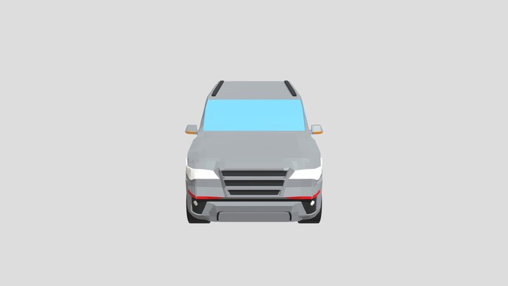 Low Poly Suv 3D Model