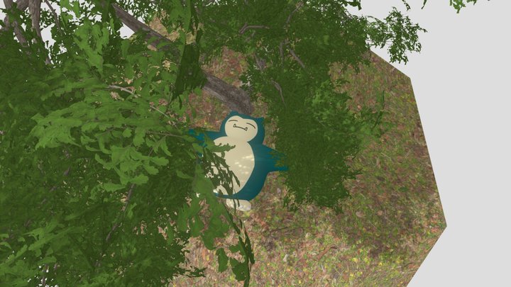 SNORLAX SLEEP 3D Model