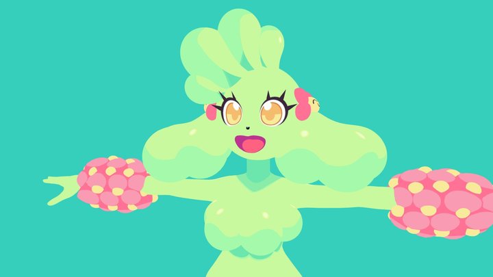 Mint Starberry 3D 3D Model